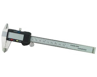 150 mm / 0-6 inch Digital LCD Caliper Vernier ,Kungix Metric Digital Caliper, Stainless Steel Electronic Depth Gauge Measuring Tools