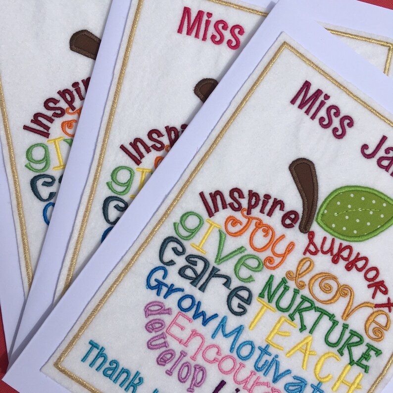 thank you teacher card end of term class card teacher's etsy