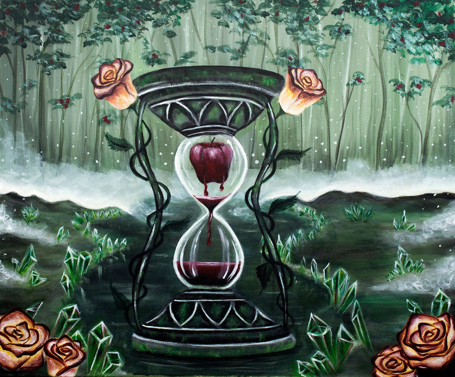 Hourglass Once Upon a Time Fantasy Painting PRINT Open Edition Fairytale Art  Poster Print One FREE Surprise 6x4 Print With Every Order - Etsy