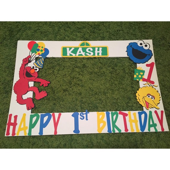 Sesame Street Photo Frame Booth Props Image 0