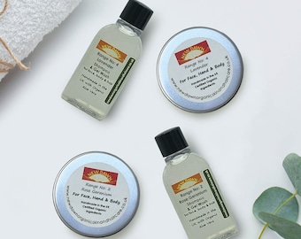 Eczema/Psoriasis Cream & Wash Sample Pack ~ Dry Skin ~ Organic Remedy for Itchy, Sore, Red Skin
