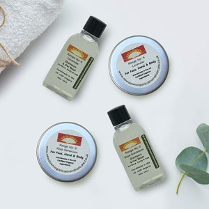 Eczema/Psoriasis Cream & Wash Sample Pack ~ Dry Skin ~ Organic Remedy for Itchy, Sore, Red Skin