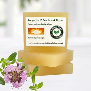 Organic Benchmark thyme Soap ~ Natural Handmade Vegan Soap