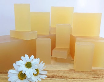 Barre de savon bio non parfumée à l'aloe vera ~ Savon végétalien naturel fait à la main ~ Pour peau sensible