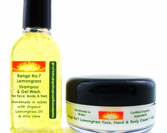 Rosácea / Red Face Cream & Wash Sample Pack ~ Piel seca ~ Remedio orgánico para venas de hilo / arañas vasculares