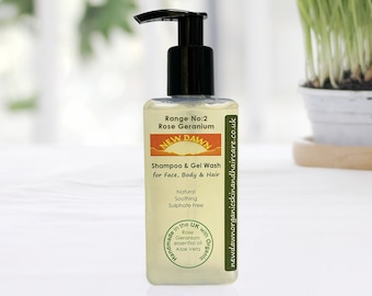 Natural Organic Shampoo ~ Handmade Vegan Shampoo & Wash