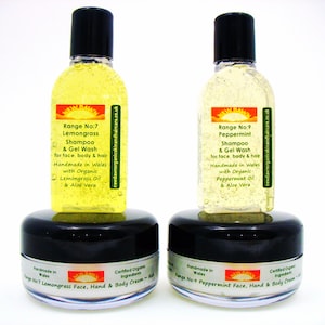 Large/Open Pores Cream & Soap Sample Pack for Dry Skin ~ Organic ~ Natural Remedies (SH25/7/9+MR30/7/9)