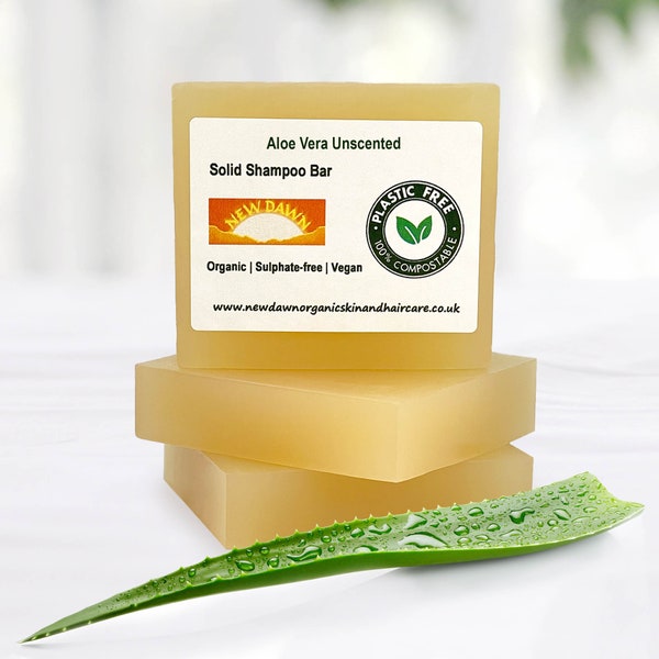 Organic Solid Shampoo Soap Bar ~ Natural Handmade Shampoo ~ Vegan Hair Care