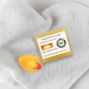 Natural Baby Soap Bar ~ Organic Aloe Vera Handmade Vegan Soap ~ For Sensitive Skin