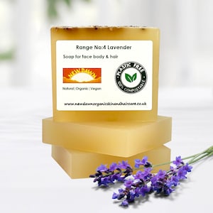 Organic Lavender Soap ~ Natural Handmade Vegan Soap