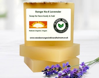 Organic Lavender Soap ~ Natural Handmade Vegan Soap