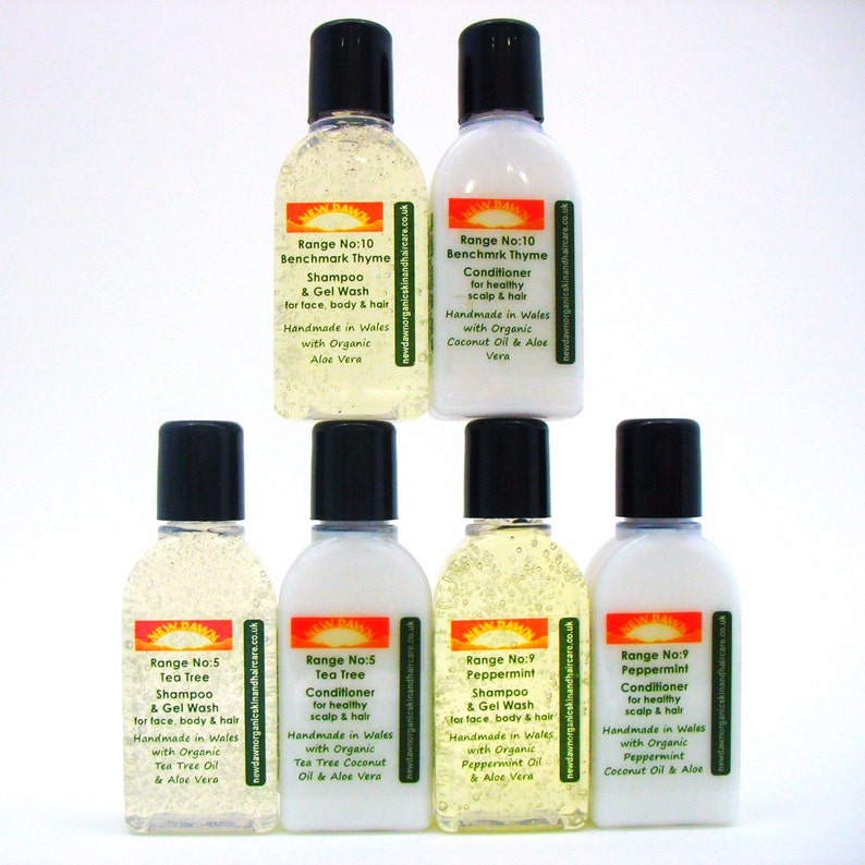 Head Lice Shampoo & Conditioner Sample Pack Natural Remedy for Nits