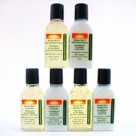 Thin Fine Hair Shampoo And Conditioner Sample Pack Organic Etsy