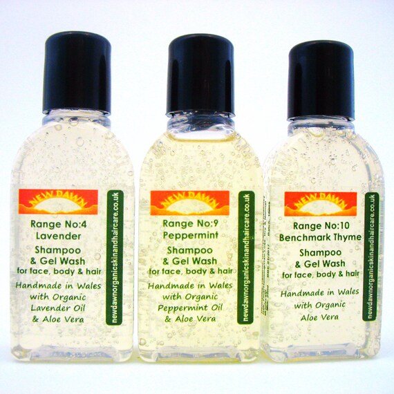 Alopecia And Hair Loss Shampoo Sample Pack Organic Shampoo Etsy