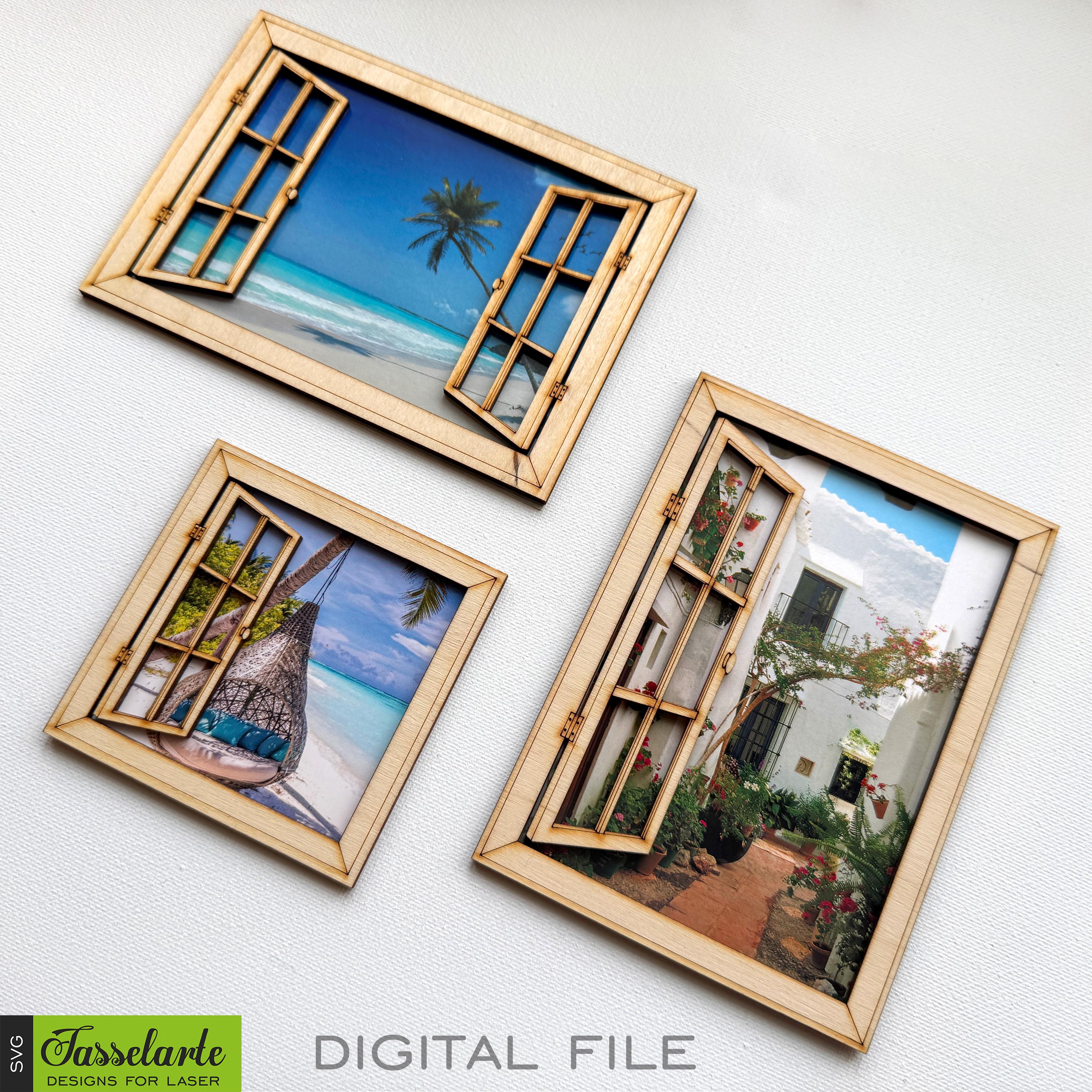 Quadro su tela dipinto con cornice, stampa moderna effetto 3d