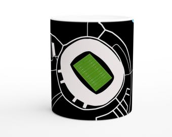 Hull FC - MKM Stadium Rugby League Ceramic Mug - Stadium Map Edition