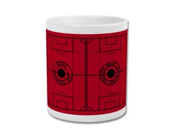 AFC Bournemouth Minimalist Graphic Design Mug - Dean Court "Jubilee Gates"