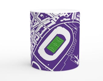 Fiorentina - Stadio Artemio Franchi Ceramic Mug - Football Stadium Map fan gift