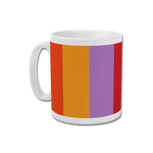 Liverpool FC Minimalist Graphic Design Mug - 80's Anfield "Paisley Seats"