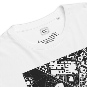 Newcastle T Shirt – St James’ Park Stadium Map Football Shirt – Newcastle Fan Gift
