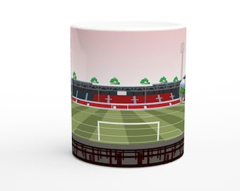 Wrexham - Racecourse Ground Ceramic Mug - Stadium Panorama Edition
