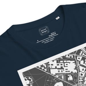 Newcastle T Shirt – St James’ Park Stadium Map Football Shirt – Newcastle Fan Gift