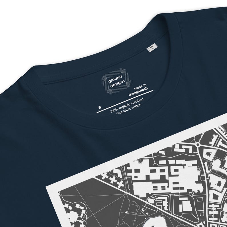 Newcastle T Shirt – St James’ Park Stadium Map Football Shirt – Newcastle Fan Gift