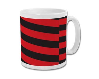 AC Milan Minimalist Graphic Design Mug - San Siro "Rossoneri Ramps"