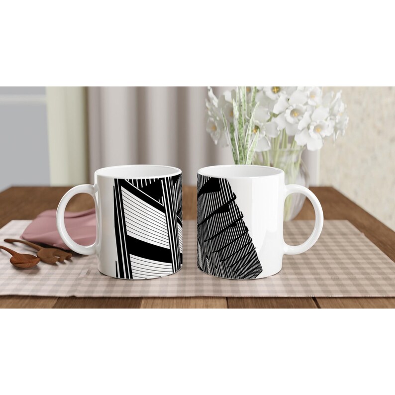 Newcastle United St James' Park Brutalist East Stand Ceramic Mug - Originals Edition image 4