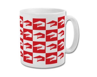 Barnsley FC Minimalist Graphic Design Mug - Oakwell "West Stand Pop Art"