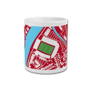 NOTTINGHAM FOREST Tasse - Stadt Boden Stadion Karte - Fußball Geschenk NFFC