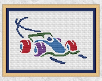 Nascar Cross Stitch Etsy