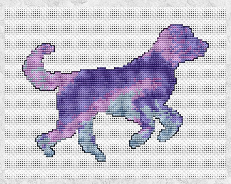 Labradoodle Dog Cross Stitch Pattern Labrador Retriever | Etsy