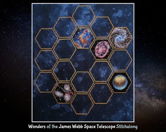 Wonders of the James Webb Space Telescope Stitchalong, Astronomy SAL - ***please read full description before purchasing***