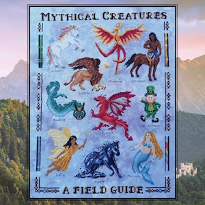 Kruissteekpatroon Mythische wezens: een veldgids