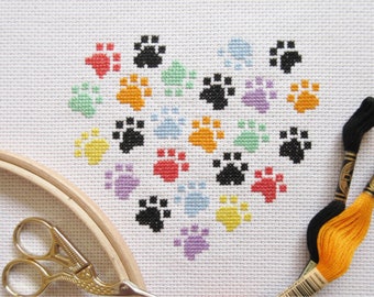 Kit De Bordado De Punto De Cruz Para Adultos Y Niños, Gatos De WOWDECOR Animales De Navidad Perros Divertidos 11 Quilates Con Sello DMC Costura Fácil Principiantes Pingüino