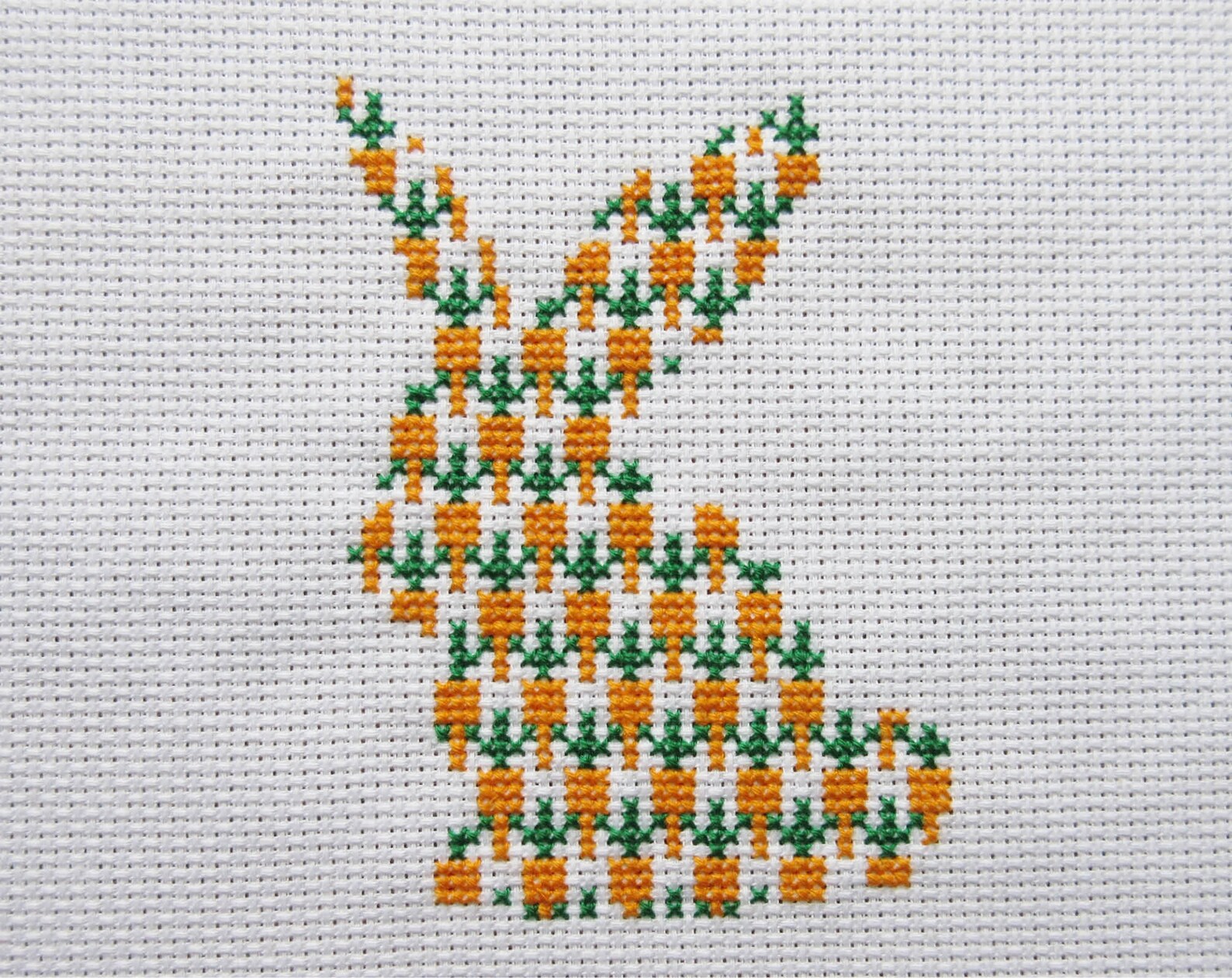 Rabbit cross stitch pattern bunny counted cross stitch cute Etsy