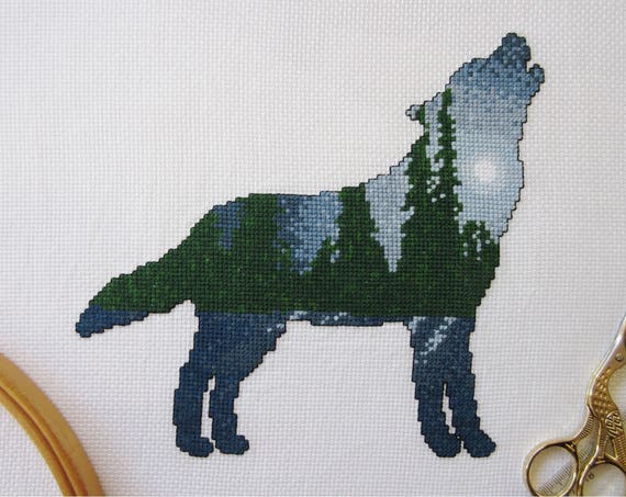 Wolf Cross Stitch Charts