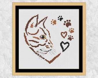 版画 TABBY Heart and Chain TABBY Heart and Chain