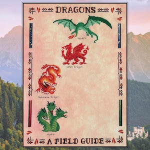 Dragons: A Field Guide Stitchalong, Fantasy SAL - ***please read full description before purchasing***
