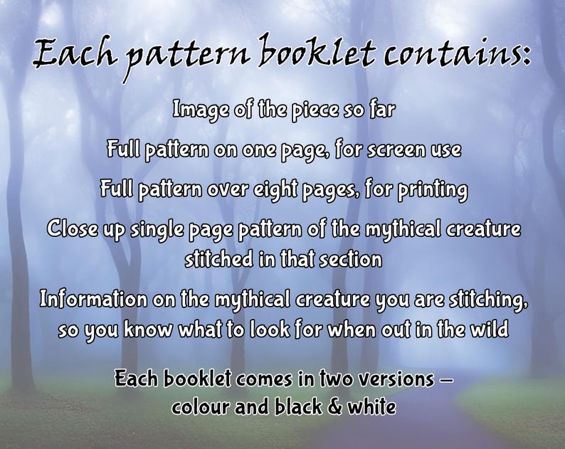 Mythical Creatures A Field Guide Stitchalong, Fantasy SAL please Read