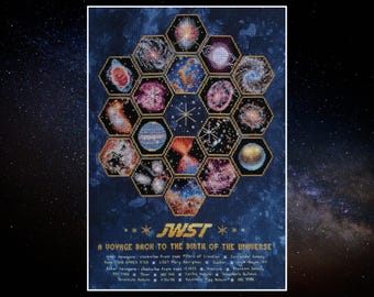 Wonders of the James Webb Space Telescope cross stitch pattern - previous Stitchalong - instant download PDF