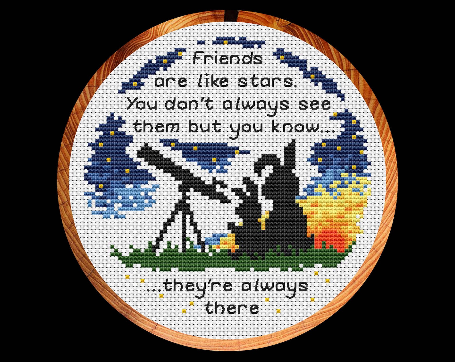 Friendship cross stitch pattern Together Bunnies cute | Etsy