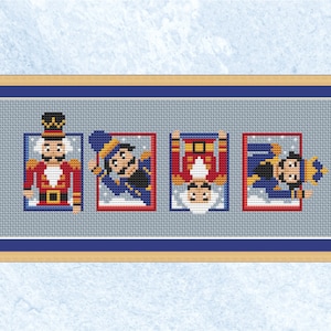Set of Nutcrackers Cross Stitch Pattern - Stitch as a Single Picture or ...
