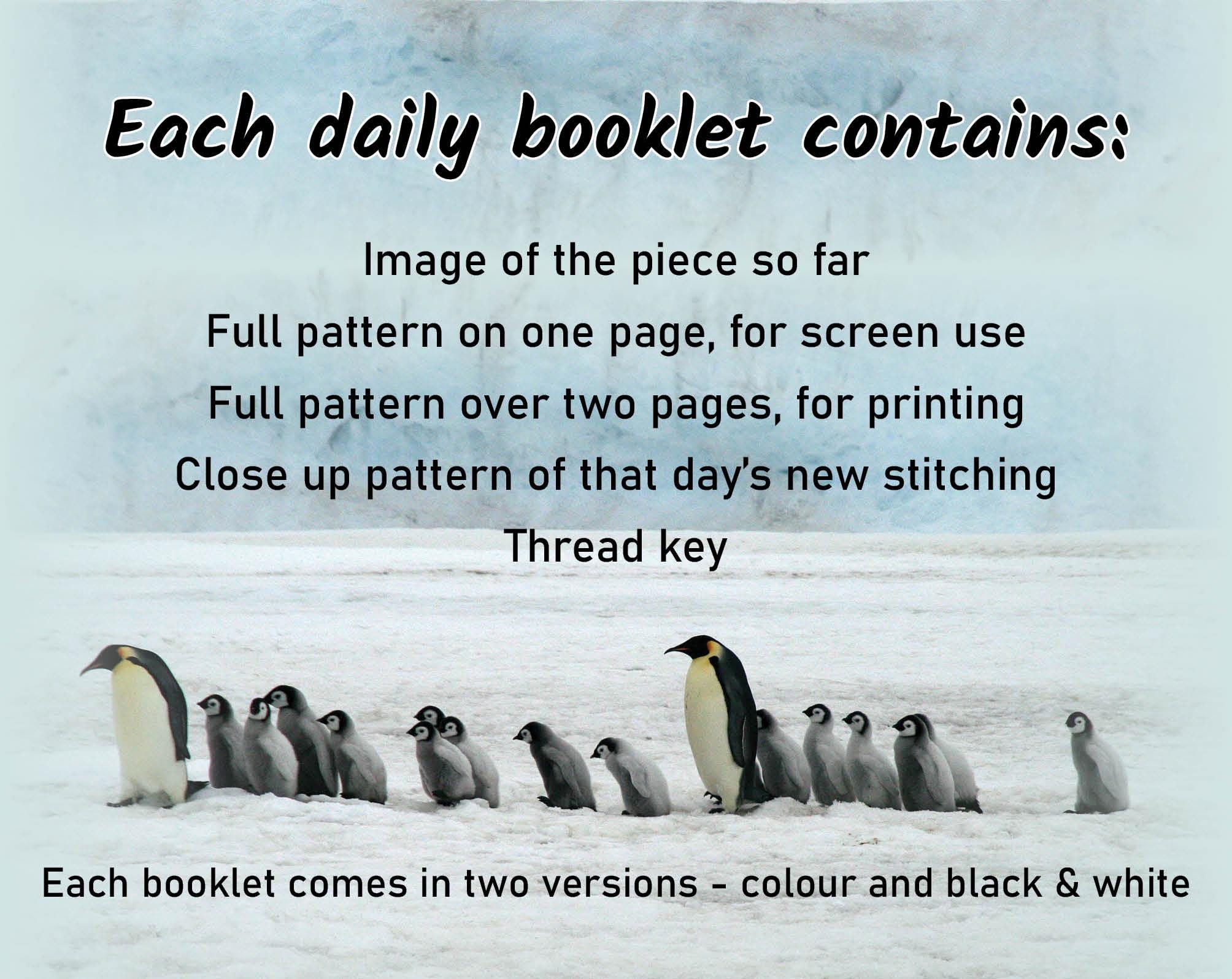 Penguins Advent Calendar Stitchalong - Christmas Cross Stitch