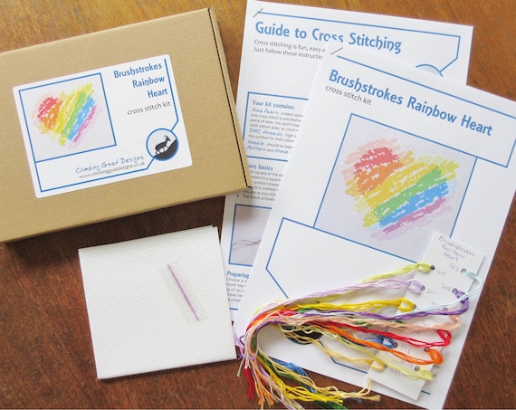 YEESAM ART Kit De Broderie Au Point De Croix Avec Motifs Avancés