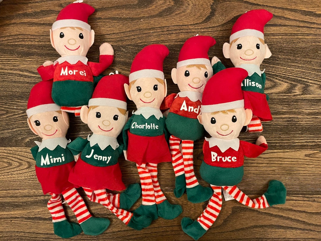 PERSONALIZED CHRISTMAS ELVES shelfsitting Customized Elf, Free