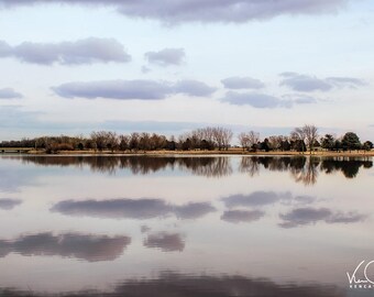 Clouds, Reflections, Cloud Print, Lake Reflections, Abstract, Abstract Photograph, Abstract Art, Wall Art, Lake House Decor, Fine Art Print