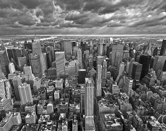 New York City Skyline Print, NYC Photo, Wall Art, Fine Art Photography, New York Photo, New York Print,