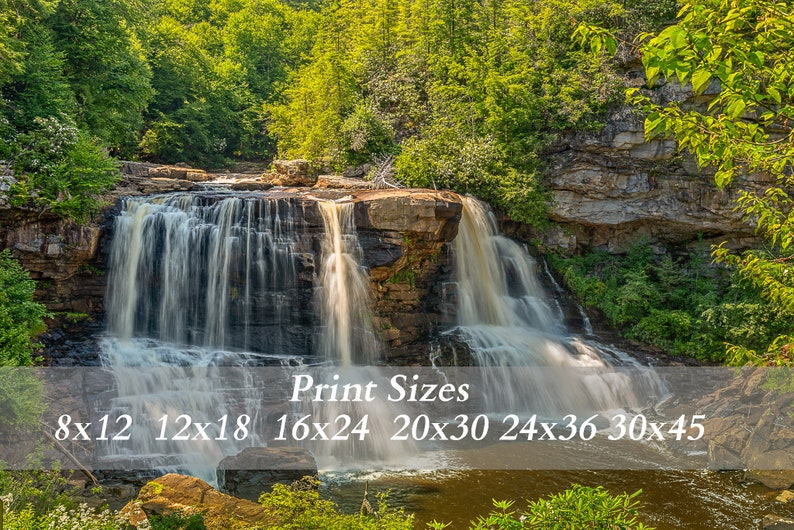 Blackwater Falls, West Virginia Fine Art Landscape Photograph Print for your Walls image 4